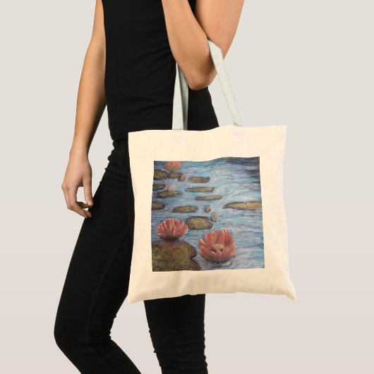 Waterlibinnen Tote Bag (Voorkant (product))