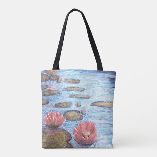 Waterlibinnen Tote Bag (Achterkant)