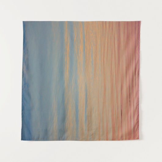 Waterlichaam onder een gouden uur wandkleed (Voorkant (horizontaal))