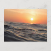 Waterlichaam tijdens het gouden uur briefkaart (Voorkant)