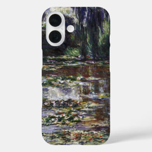 Waterlieten in Pond door Claude Monet,  kunst iPhone 16 Hoesje