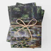Waterlieten in Pond door Claude Monet,  kunst Inpakpapier Vel (In situ)