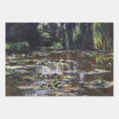 Waterlieten in Pond door Claude Monet,  kunst Inpakpapier Vel (Voorkant)