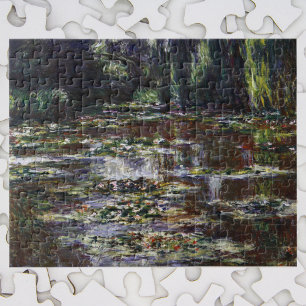 Waterlieten in Pond door Claude Monet,  kunst Legpuzzel