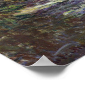 Waterlieten in Pond door Claude Monet, kunst Poster (Hoek)