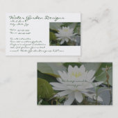 Waterlievend Visitekaartje (Voorkant / Achterkant)