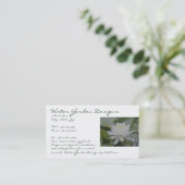 Waterlievend Visitekaartje (Staand voorkant)