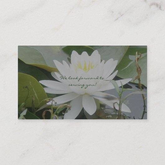 Waterlievend Visitekaartje (Achterkant)