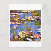 Waterliezen door Claude Monet - Art Post Card Briefkaart (Voorkant)