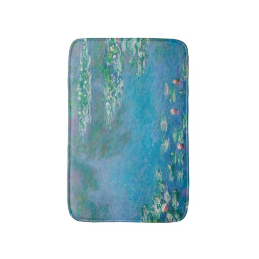 Waterliezen door Claude Monet Fine Art Painting Badmat (Voorkant Verticaal)