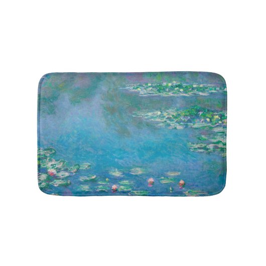 Waterliezen door Claude Monet Fine Art Painting Badmat (Voorkant)