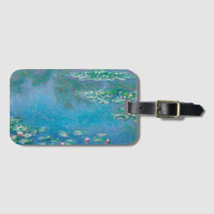 Waterliezen door Claude Monet Fine Art Painting Bagagelabel