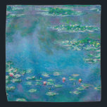 Waterliezen door Claude Monet Fine Art Painting Bandana<br><div class="desc">Prachtig meesterwerk van Claude Monet - Water Lilies uit zijn tuin in Giverny,  Frankrijk. Een van de beroemdste fijne kunstschilderijen in de kunstgeschiedenis en een prachtig voorbeeld van indrukwekkend gedrag. Dit is echt een geweldig kunstwerk en een groot geschenk voor een kunstminnaar.</div>