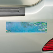 Waterliezen door Claude Monet Fine Art Painting Bumpersticker (Op auto)