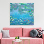 Waterliezen door Claude Monet Fine Art Painting Canvas Afdruk (Insitu (Woonkamer))