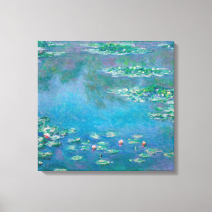 Waterliezen door Claude Monet Fine Art Painting Canvas Afdruk