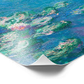 Waterliezen door Claude Monet Fine Art Painting Foto Afdruk (Hoek)