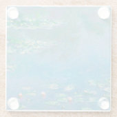 Waterliezen door Claude Monet Fine Art Painting Glazen Onderzetter (Achterkant)