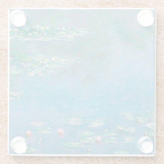 Waterliezen door Claude Monet Fine Art Painting Glazen Onderzetter (Achterkant)