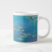 Waterliezen door Claude Monet Fine Art Painting Grote Koffiekop (Rechts)