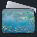 Waterliezen door Claude Monet Fine Art Painting Laptop Sleeve<br><div class="desc">Prachtig meesterwerk van Claude Monet - Water Lilies uit zijn tuin in Giverny,  Frankrijk. Een van de beroemdste fijne kunstschilderijen in de kunstgeschiedenis en een prachtig voorbeeld van indrukwekkend gedrag. Dit is echt een geweldig kunstwerk en een groot geschenk voor een kunstminnaar.</div>