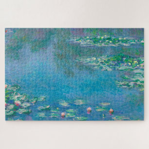 Waterliezen door Claude Monet Fine Art Painting Legpuzzel