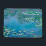 Waterliezen door Claude Monet Fine Art Painting Magneet<br><div class="desc">Prachtig meesterwerk van Claude Monet - Water Lilies uit zijn tuin in Giverny,  Frankrijk. Een van de beroemdste fijne kunstschilderijen in de kunstgeschiedenis en een prachtig voorbeeld van indrukwekkend gedrag. Dit is echt een geweldig kunstwerk en een groot geschenk voor een kunstminnaar.</div>