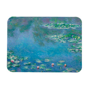 Waterliezen door Claude Monet Fine Art Painting Magneet