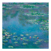 Waterliezen door Claude Monet Fine Art Painting Perfect Poster (Voorkant)