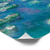 Waterliezen door Claude Monet Fine Art Painting Perfect Poster (Hoek)