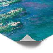 Waterliezen door Claude Monet Fine Art Painting Poster (Hoek)