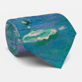 Waterliezen door Claude Monet Fine Art Painting Stropdas (Opgerold)