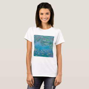 Waterliezen door Claude Monet Fine Art Painting T-shirt