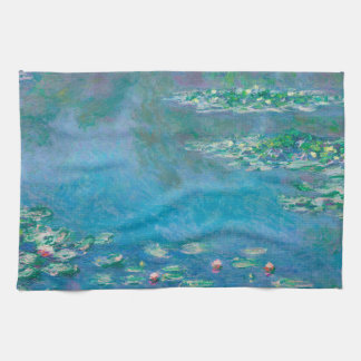 Waterliezen door Claude Monet Fine Art Painting Theedoek