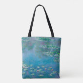 Waterliezen door Claude Monet Fine Art Painting Tote Bag (Achterkant)