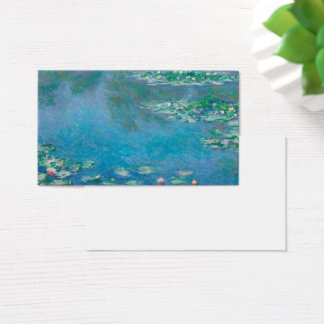 Waterliezen door Claude Monet Fine Art Painting Visitekaartje
