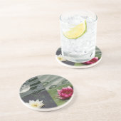  waterlĳnen zandsteen onderzetter (Zijkant)