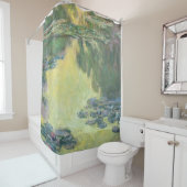 Waterlilies 1907, Monet, French Impressionism Art, Douchegordijn (In situ)