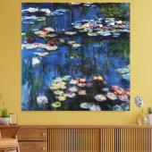 Waterlilies; 1914, ingediend door Monet Canvas Afdruk (Insitu (Woonkamer))