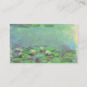 Waterlilies (1914) van Claude Monet Visitekaartje (Achterkant)