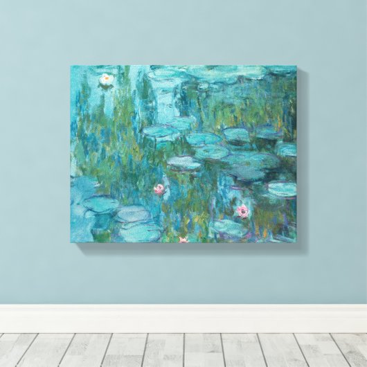 Waterlilies (1915) canvas afdruk (Insitu (Houten vloer))