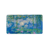 Waterlilies, 1916-1919 by Claude Monet Etiket (Voorkant)