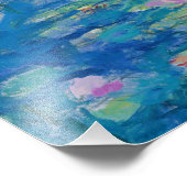 Waterlilies, 1916-1919 by Claude Monet Foto Afdruk (Hoek)