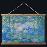 Waterlilies, 1916-1919 by Claude Monet Hangend Wandkleed<br><div class="desc">Claude Monet - Waterlilies,  1916-1919. Oscar-Claude Monet (1840-1926) was a French painter and founder of impressionist painting who is seen as a key precursor to modernism,  especially in his attempts to paint nature as he perceived it.</div>