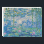 Waterlilies, 1916-1919 by Claude Monet Houten Kist Print<br><div class="desc">Claude Monet - Waterlilies,  1916-1919. Oscar-Claude Monet (1840-1926) was a French painter and founder of impressionist painting who is seen as a key precursor to modernism,  especially in his attempts to paint nature as he perceived it.</div>