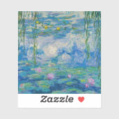 Waterlilies, 1916-1919 by Claude Monet Sticker (Vel)