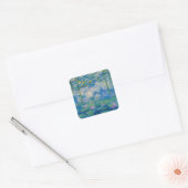 Waterlilies, 1916-1919 by Claude Monet Vierkante Sticker (Envelop)