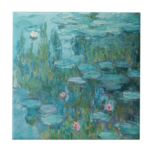 Waterlilies (Claude Monet, 1915) Tegel Tegeltje (Voorkant)