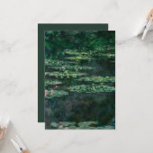Waterlilies (Claude Monet) Kaart (Voorkant / Achterkant in situ)