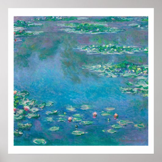 "WATERLILIES" CLAUDE MONET POSTER (Voorkant)